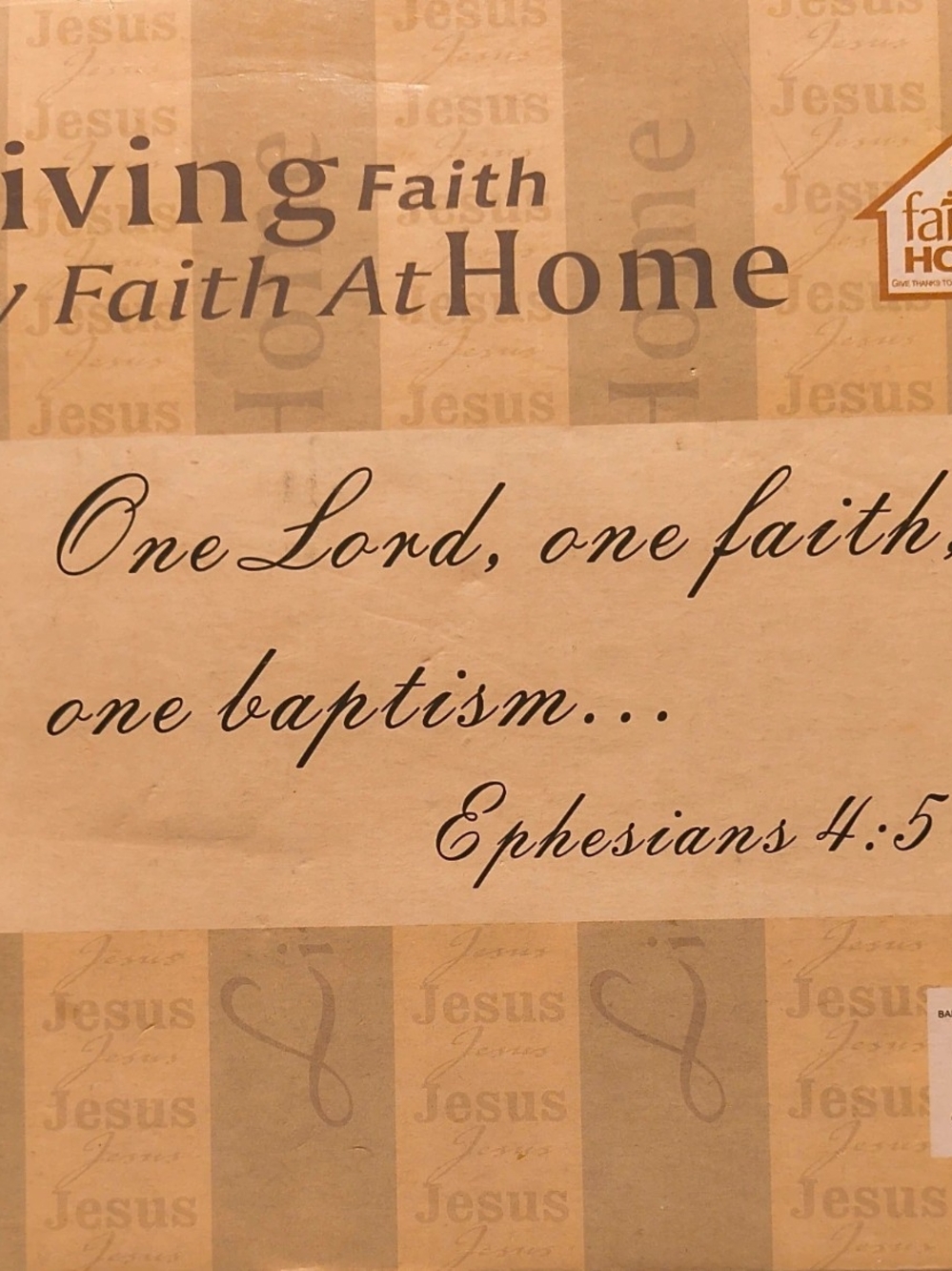 Bronze Baptism Picture Frame - Picture 2 of 3
